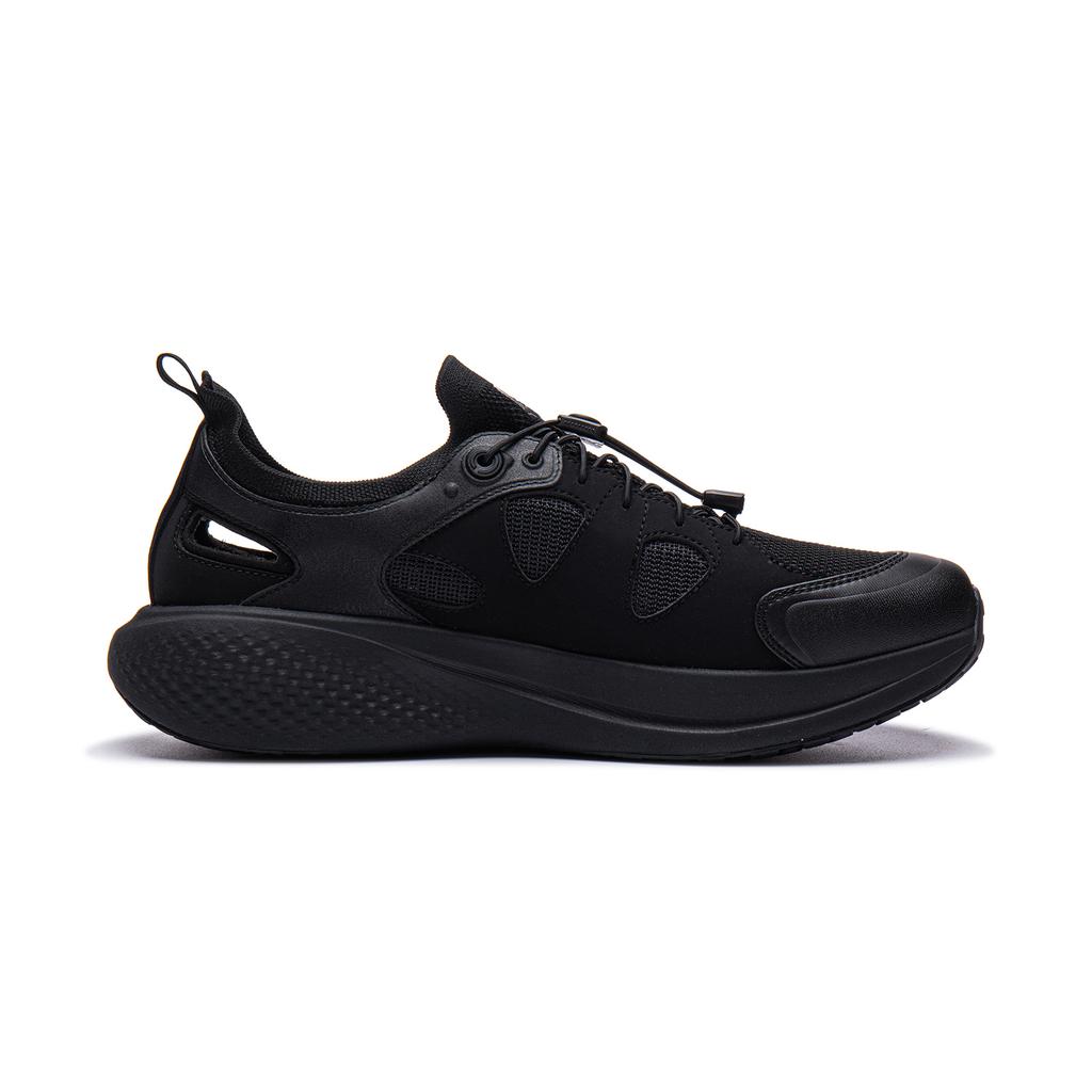 Li Ning Sports Life Collection Casual Shoes Men's Low Top Black AGLW137-1