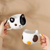 Cana creativă în formă de pisică Cești cu ceașcă de cafea pentru a merge Cadouri personalizate Cești drăguțe și diferite Ceamă și ceramică Căni originale Bar