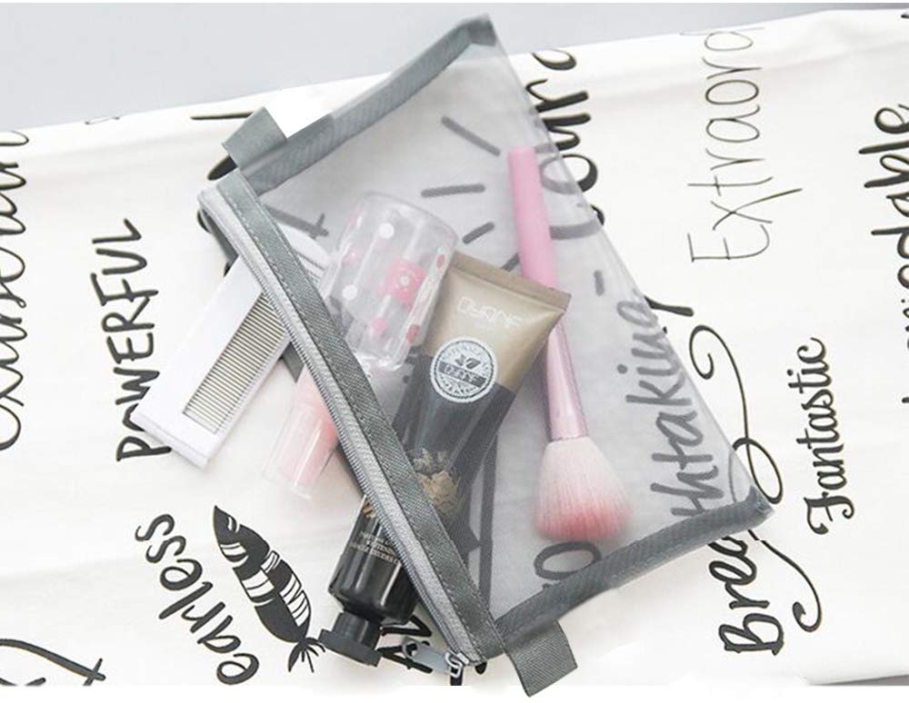 Nekosennin Pencil Mesh Pen Pen Pencil Pen Brand School Small Item Large Set of 4 Case, Case, Holder, Case, Pouch, Name, Entrance, Stationery, Storage,