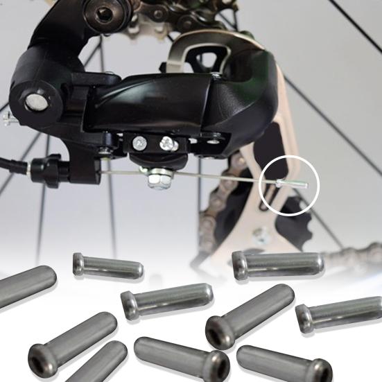 100Pcs Bicycle Shifter Cord End Covers Brake Line Cap for Mountain Bike