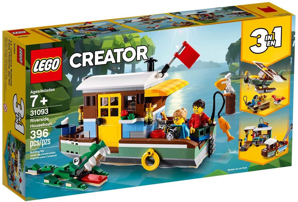 LEGO Creator Riverside Houseboat 31093 Educational Toy Block Toy Girls Boys