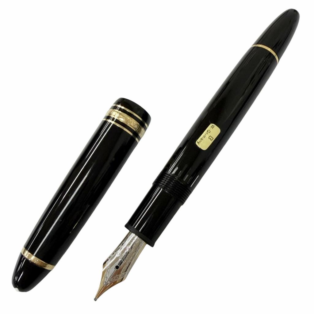Excellent MONTBLANC fountain pen Meisterstück 146 black 14K mens Used