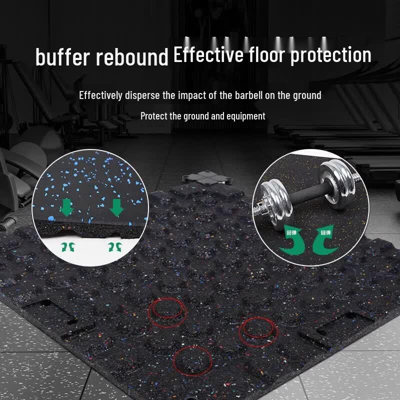 Shock Absorbing Gym Rubber Floor Mat