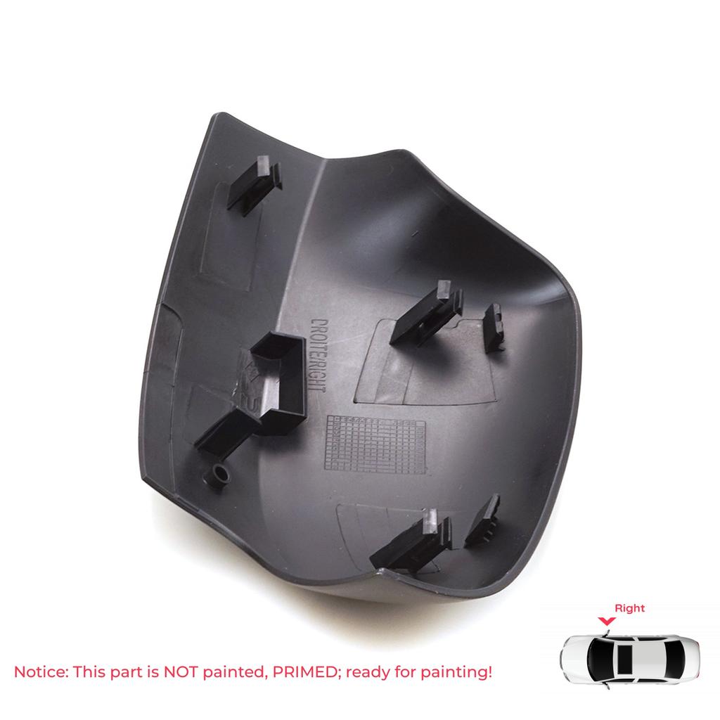 ESC Autoteile ESP1102-2 Seitenrückspiegelschale fürs Auto, Schädelkappe, Abdeckung rechts 963741273R für Renault Symbol 3