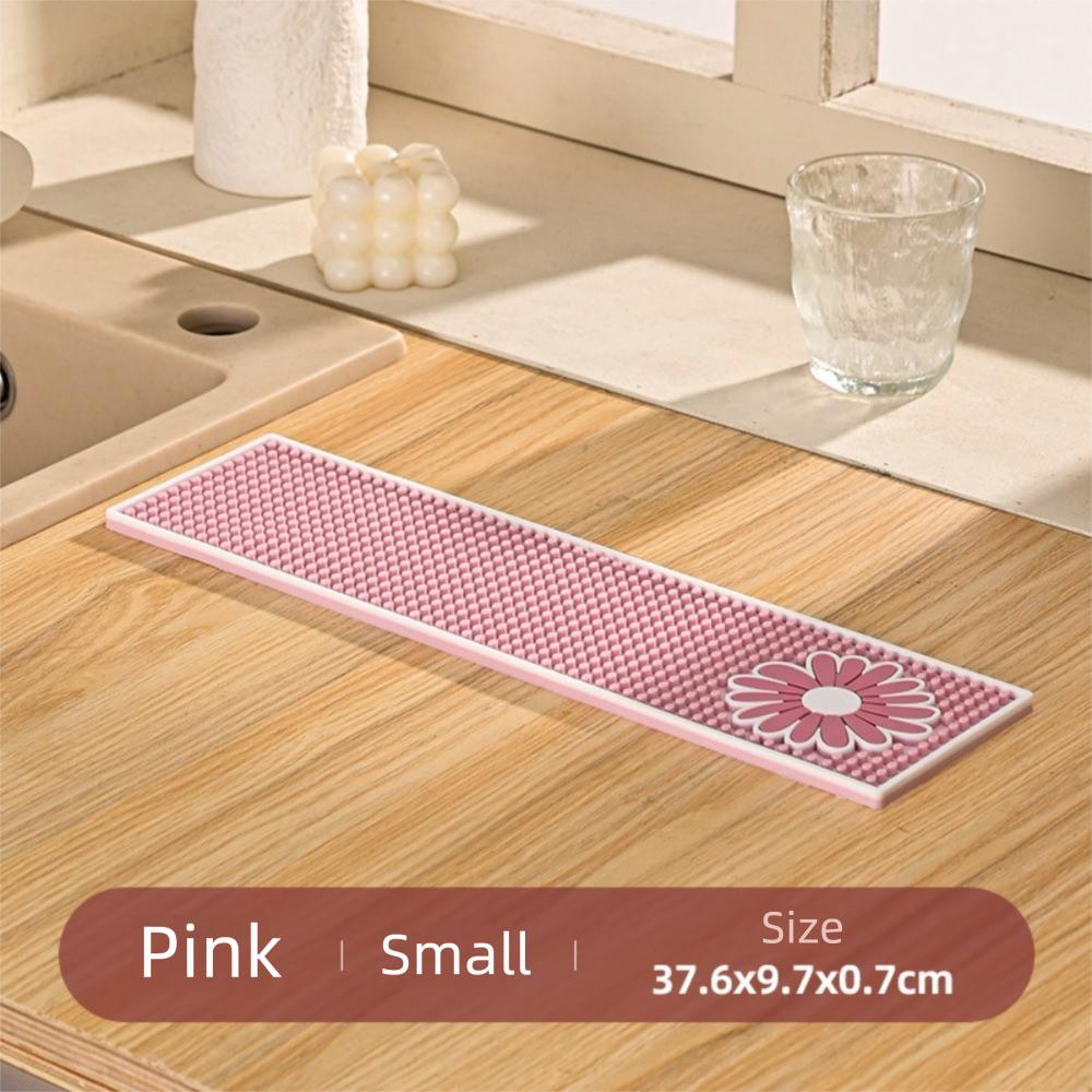 Foldable Kitchen Drain Mat Quick-drying Silicone Bar Mat New Drain Pad