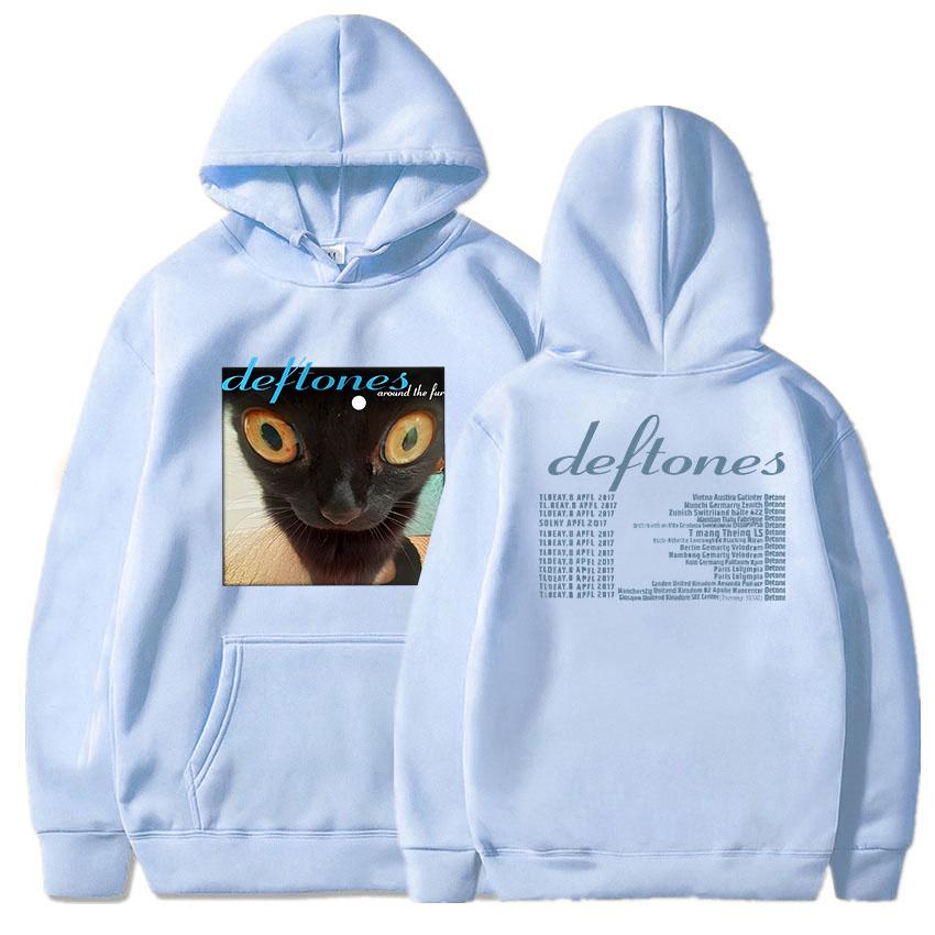 Deftones Hoodie for Autumn/Winter Fashion Comfortable Sweatshirts with Hooded Harajuku Clothing Ropa Hombre Retro Soft Pullovers