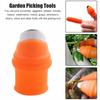6Pcs Farm Vegetable Fruit Picker Pickle Pepper Pickle Tip Picker Iron Nail Pick Grape Picker for Garden Orchard and Vegetable Patch