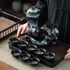 1 Set, Creative Lazy Tea Set, Semi-automatic Dragon Teapot, Magnetic Rotating Water-conducting Tea Set, Chinese Kung Fu Tea Set