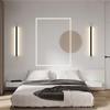 Modern Minimalist Bedside Long Strip Wall Light for Bedroom