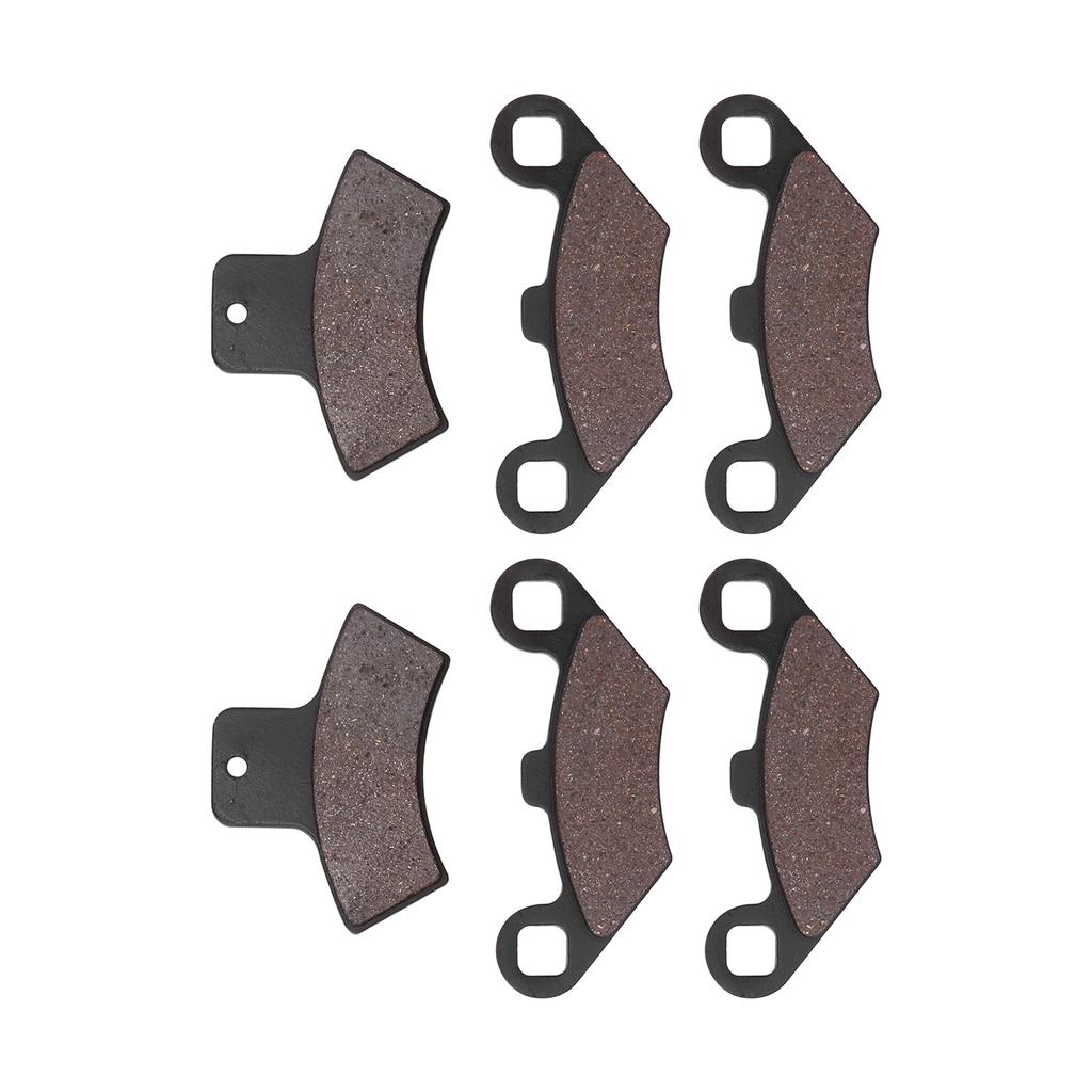 6 st Fram Bak Bromsbelägg Tillbehör Ersättning för Polaris Sportsman 335 19992000