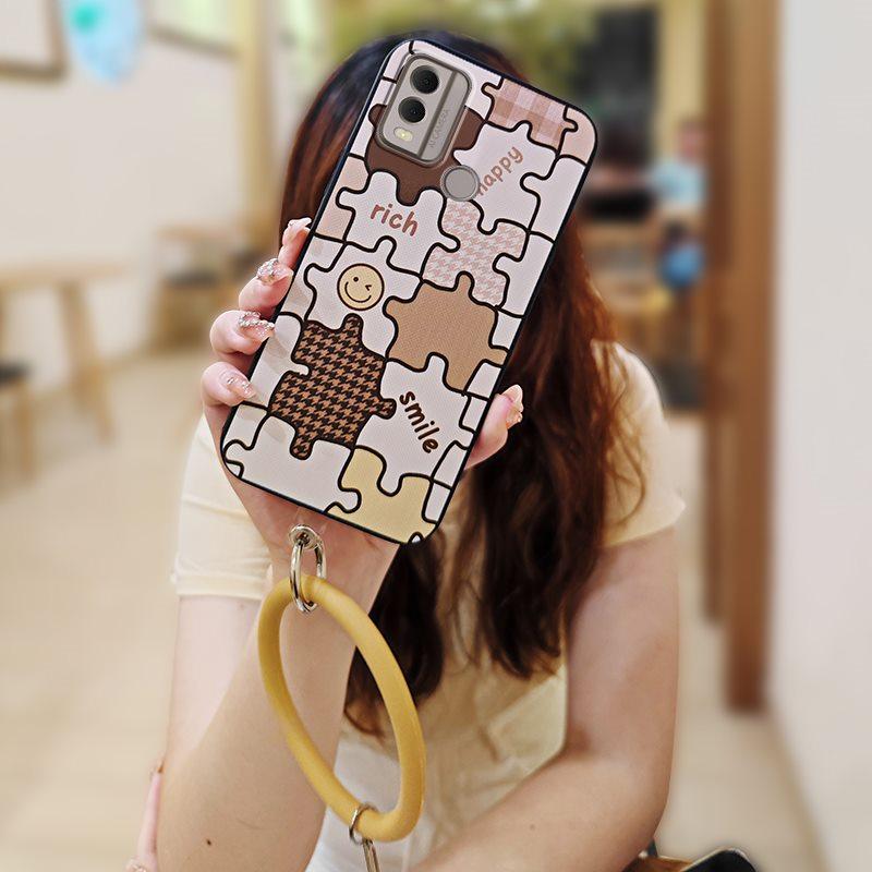 

Cute Funny Phone Case For Nokia C22 Bracelet Anti-knock Dirt-resistant Soft Case Cartoon Protective Personality Creative Nokia C22