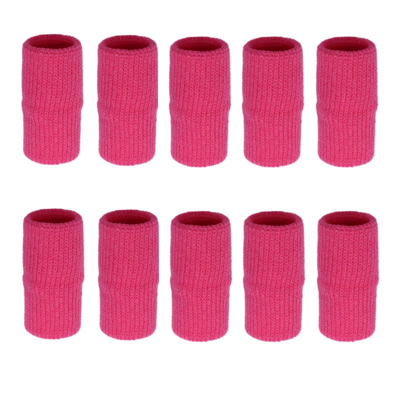 10Pcs Finger Protection Arthritis Support Finger Guard Outdoor Sports Basketball Volleyball Elastic Finger Sleeves Elastic