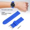 24mm Watch Band Silicone Pin Buckle Waterproof Sweat Proof Watch Strap