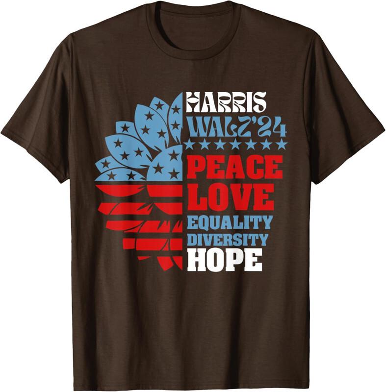 HarrisWaltz 2024 KamalaHarris TimWaltz 2024 Politic Unisex T-Shirt S разноцветный