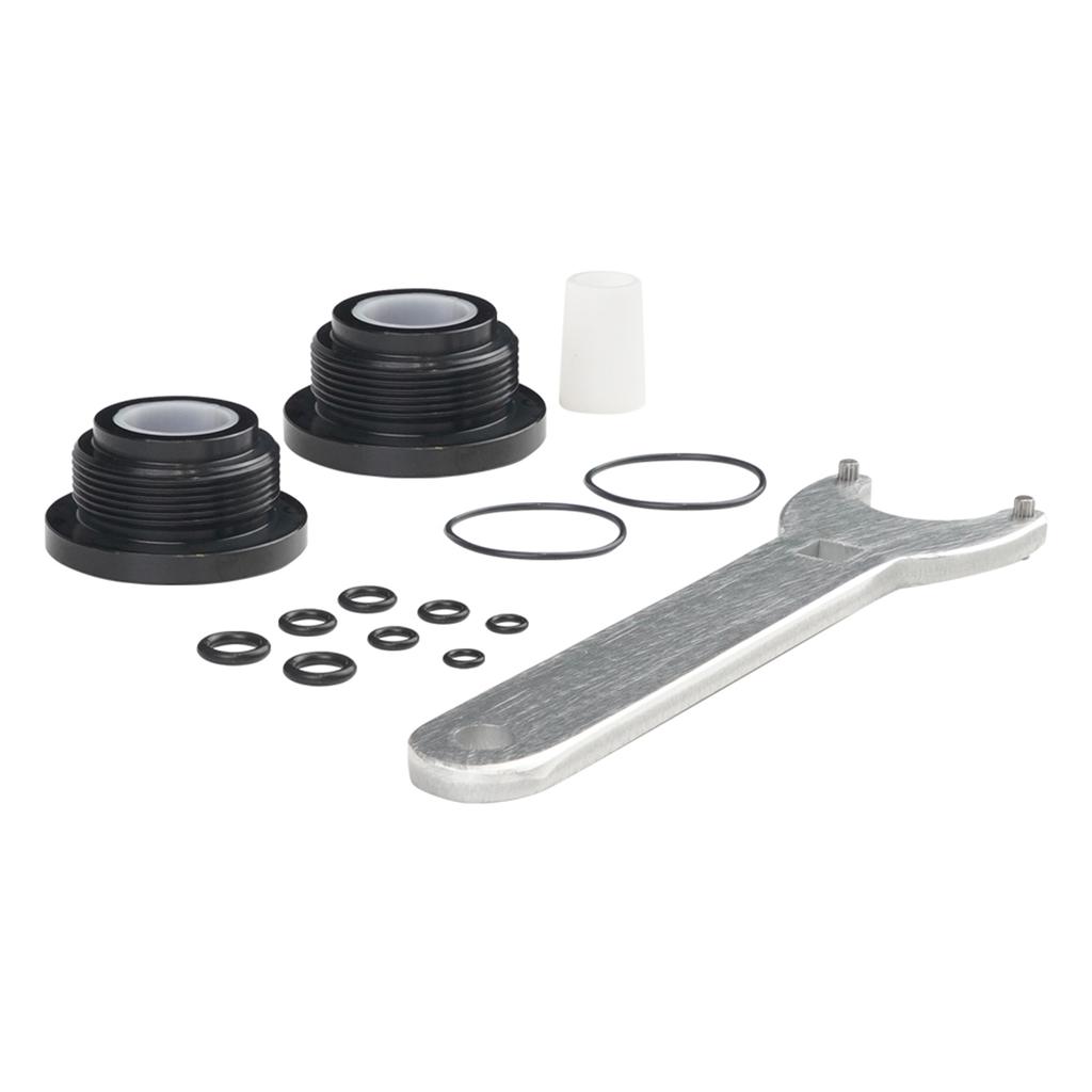 HS5157 Front Mount Hydraulic Steering Cylinder Kit with Pin Wrench Replacement for HC5340 HC5341 HC5342 HC5343