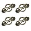 1/4Pcs Vintage French Hair Barrette Matte Finish Hair Clips Cross-Shaped Design Hair Styling Tool Hair Accessories