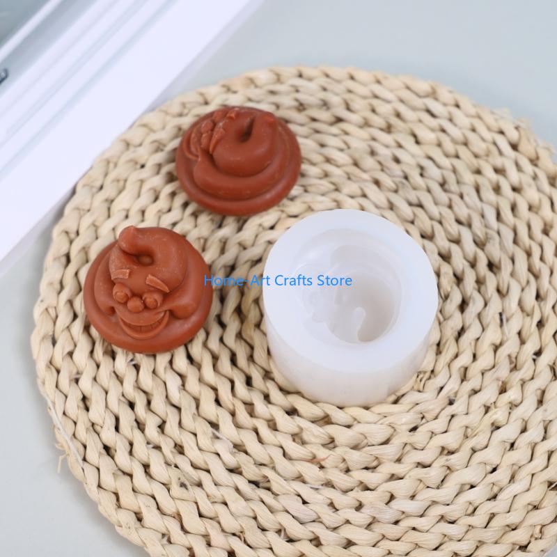 Y3NA Poop Shaped Mould Funny DIY Baking Molds for Party Decoration