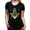 Masonic Freemason TShirt for Women Crew Neck Streetwear T Shirts Womens Tees Short Summer Clothes Tops
