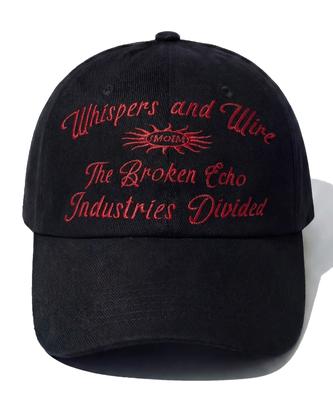 IDWS Whisper Letter Maxi Cap Black