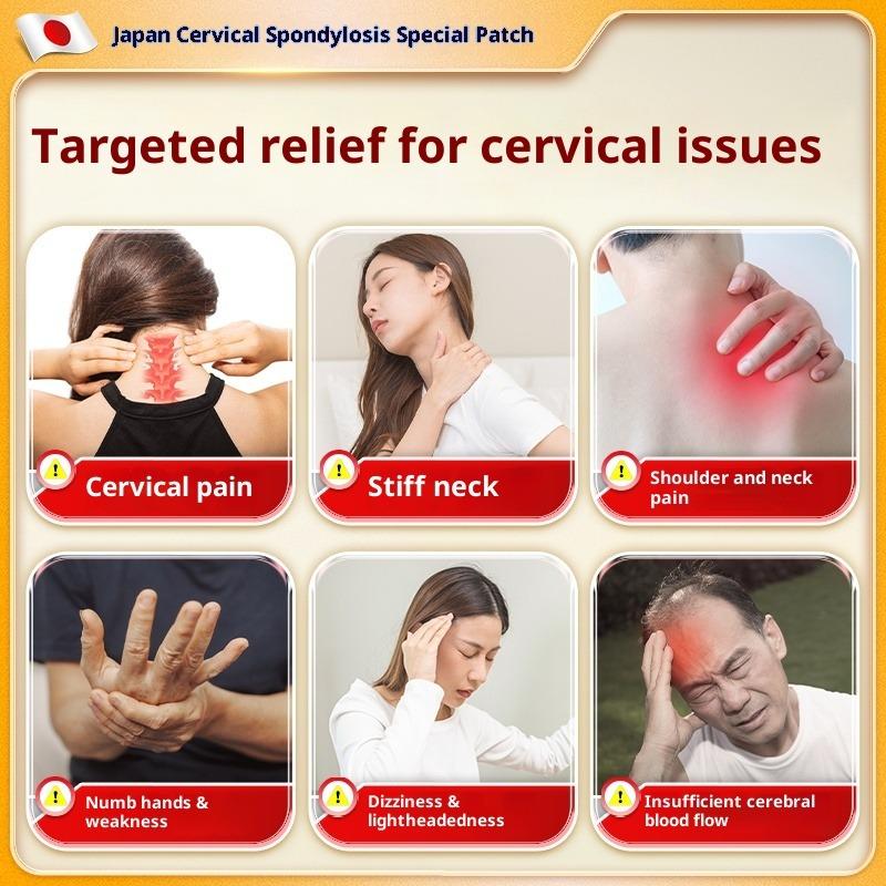 Patch zur Linderung von Nackensteifigkeit – Ideal für Büroangestellte/Fahrer | Hypoallergen, Keine fettigen Rückstände, Natürliche Inhaltsstoffe