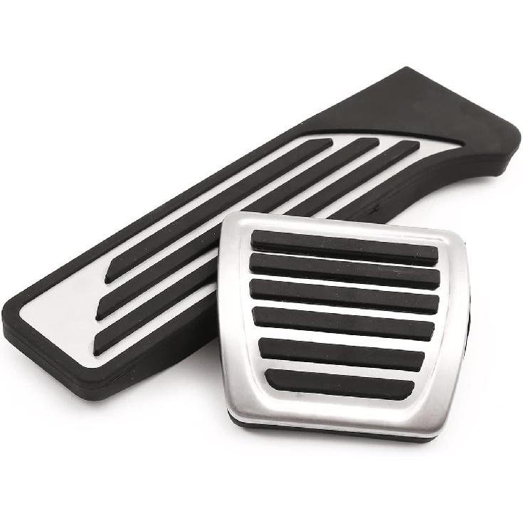 TOYCIDFG Pedals Cover Set Non-Slip Accelerator and Brake Pedals Cover Compatible with Alfa Romeo Giulia Stelvio 2017-2021 and Maserati Grecale, Car