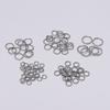 100-200Pcs/Lot Stainless Steel Split Ring Open Jump Rings Connectors For DIY Jewelry Making Findings Connectors Accessories