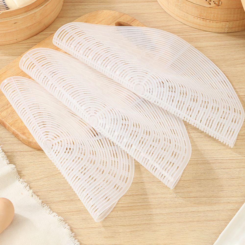 Heat-resistant Silicone Steamer Mat Reusable Steamer Liner Waterproof Dim Sum Paper  Baking
