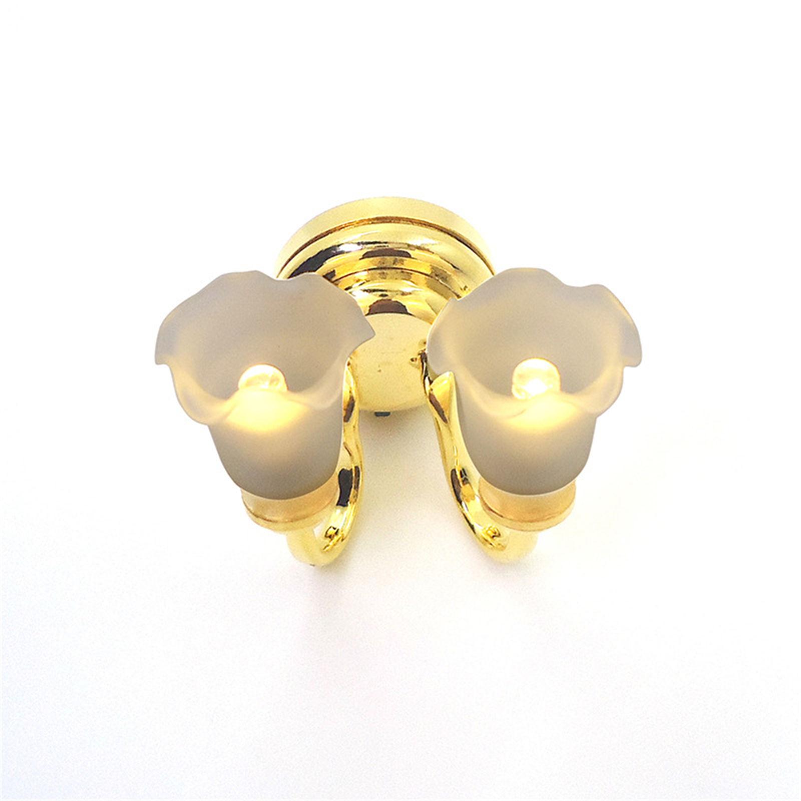 1:12 кукольных настенных бра для гостиной — фото 5