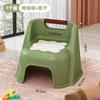 Thick Plastic Children's Cookie Stool, Home Shoe Bench, Non-Slip Bathroom Stool, Cartoon Low Stool for Kids' Room or Bathroom