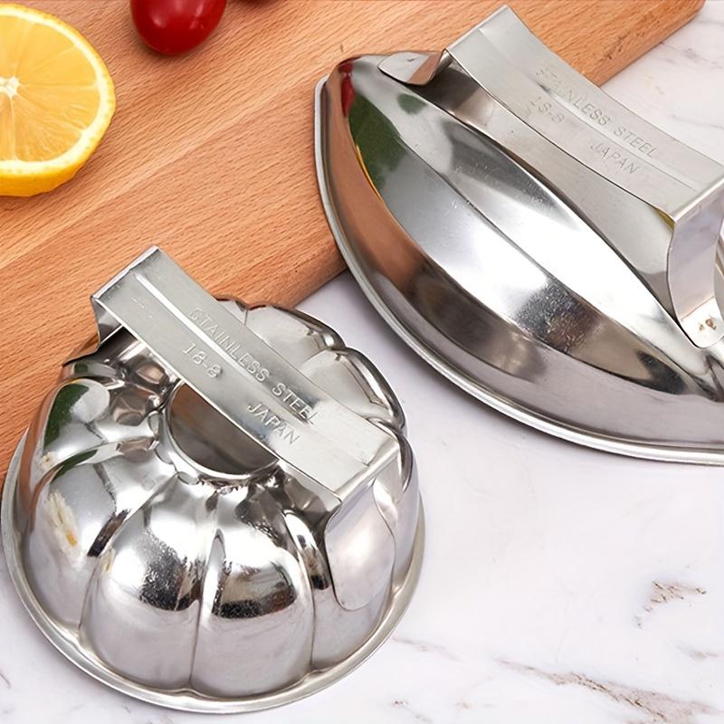 Easy Shape, Stainless Steel Japanese Style Onigiri Rice Ball Mold , Perfect for Clogs , Pumpkin Rice Balls, Ideal for Home and Restaurant Use