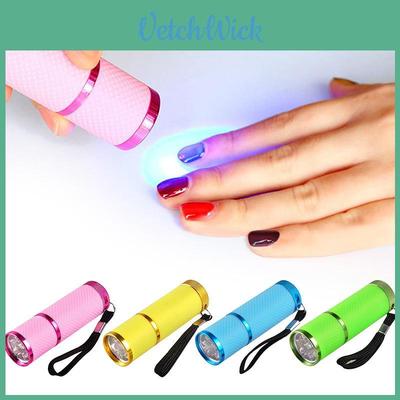 Compact Led Nail Curing Lamp Flashlight With Black Strap For Easy Portability And Low Power Consumption