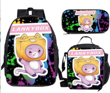Backpack, Various Styles, Cartoon Heat Transfer, Digital Printing, Backpack, Large-Capacity Student Schoolbag