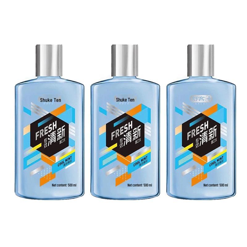 Shuke Cool Mint Mouthwash Triple Pack