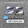 3D Metalen Stickers Auto Carrosserie Kofferbak Decal Voor F SPORT GS GX IS LS LX CT LC RC LBX NX RX 350h 450h UX 300e GX460 Ct200h IS250
