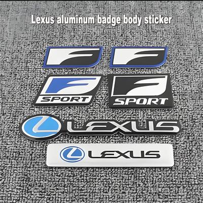 3D Metallaufkleber Auto Karosserie Kofferraum Decal Für F SPORT GS GX IS LS LX CT LC RC LBX NX RX 350h 450h UX 300e GX460 Ct200h IS250