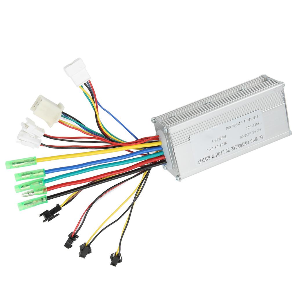 Electric Cycle Brushless Square Wave Controller with Lamp Wire for 36V 48V 500W Motors Modified