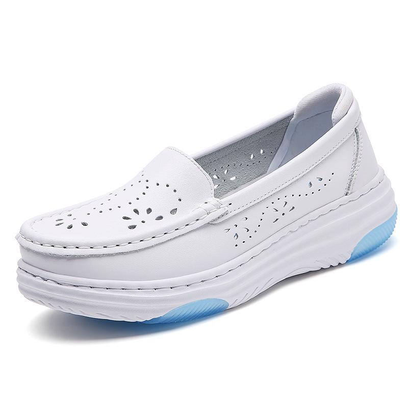 Women's Summer Breathable Non-Slip Soft Sole Nurse Shoes, Comfortable for Medical Staff & Beauty Therapists