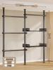 Floor-Standing Clothes Rack: Bedroom Hanger, Retractable Drying Rod, Coat & Hat Rack.