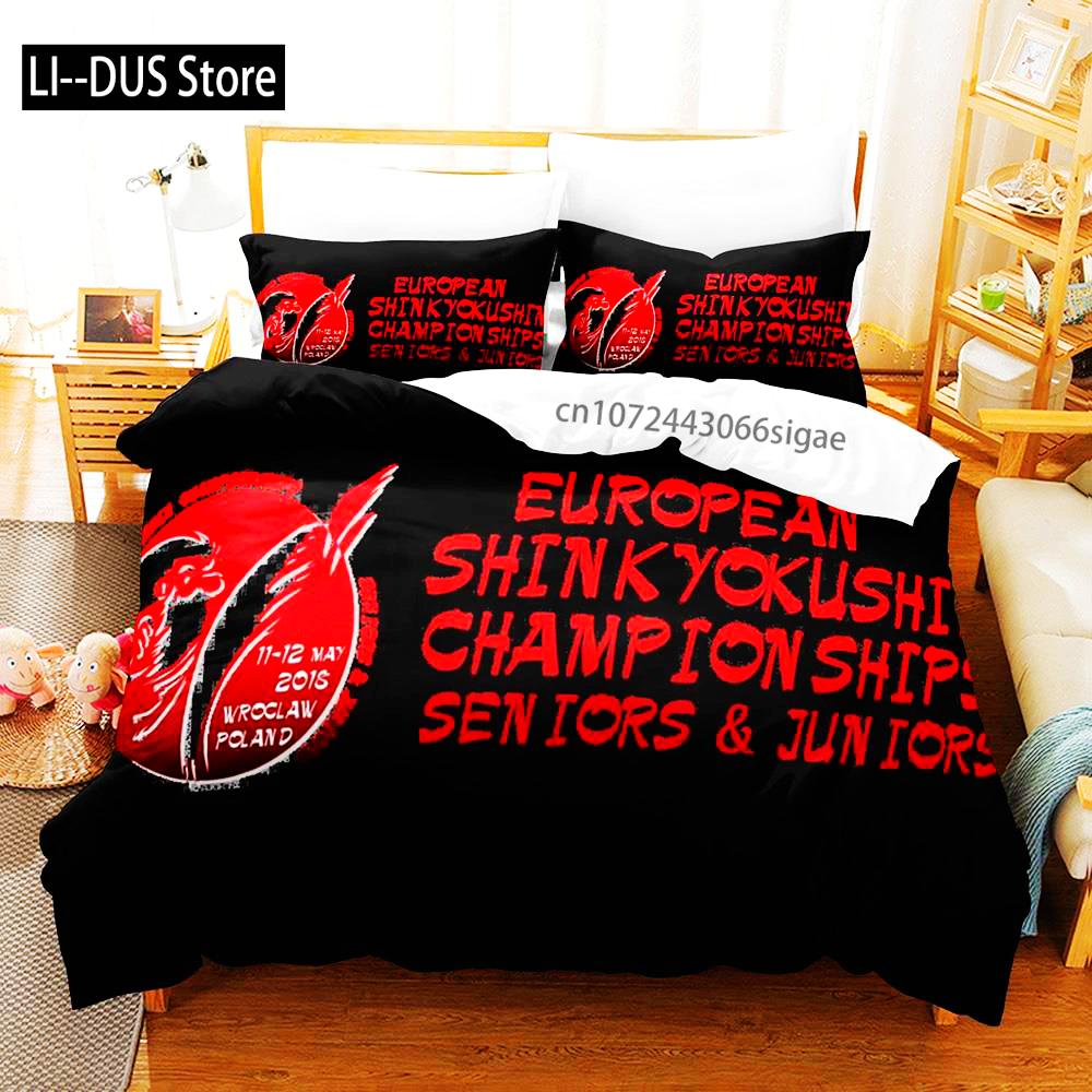 Kyokushin Karate Boys Bedding Set Single Twin Full Queen King Size Aldult Bedroom Duvet Cover Sets 3d Print Bed Sheet Set