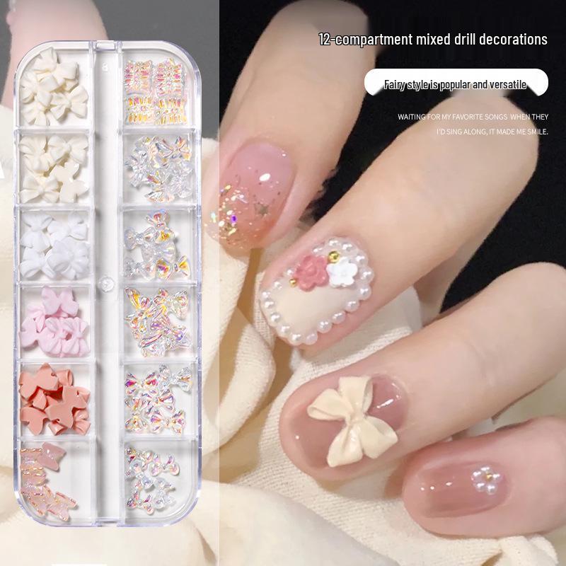 

12-Color Laser Iridescent Butterfly Nail Art Sequins