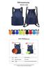 Large Capacity Drawstring Backpack: Double Shoulder Sports Fitness & School Bag