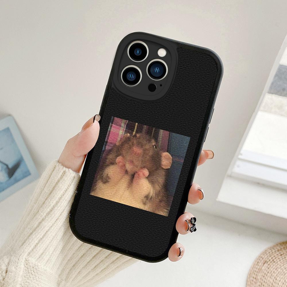 

Черный чехол для телефона с милым забавным рисунком животных для Iphone 14 13 11 12 Pro MAX 13 12 MiNi 7 8 14 plus X XS XR, чехлы из кожи овчины с героями мультфильмов iphone 14 Promax