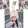 Childrens Cute Animal Pattern Knit Cap With Windproof Features For Winter Activities