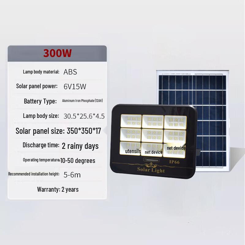 UOSU 400W Solar Outdoor LED Floodlight