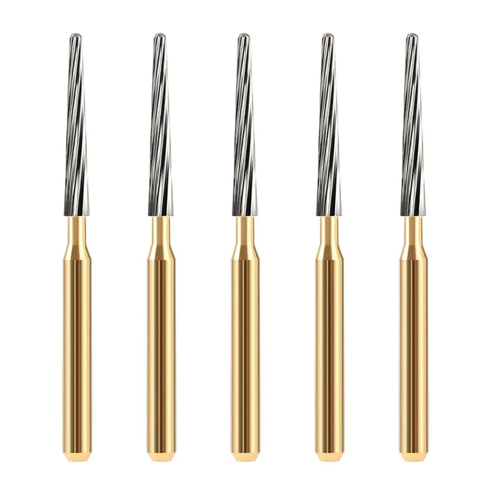 

5Pcs Dental Tungsten Carbide Burs Bur Drill For High Speed Handpiece Fg7114/Fg7214 /Fg7714 Trimming & Finishing Tool
