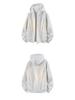 Unisex American-Style Heavy Fleece Hooded Jacket for Autumn/Winter