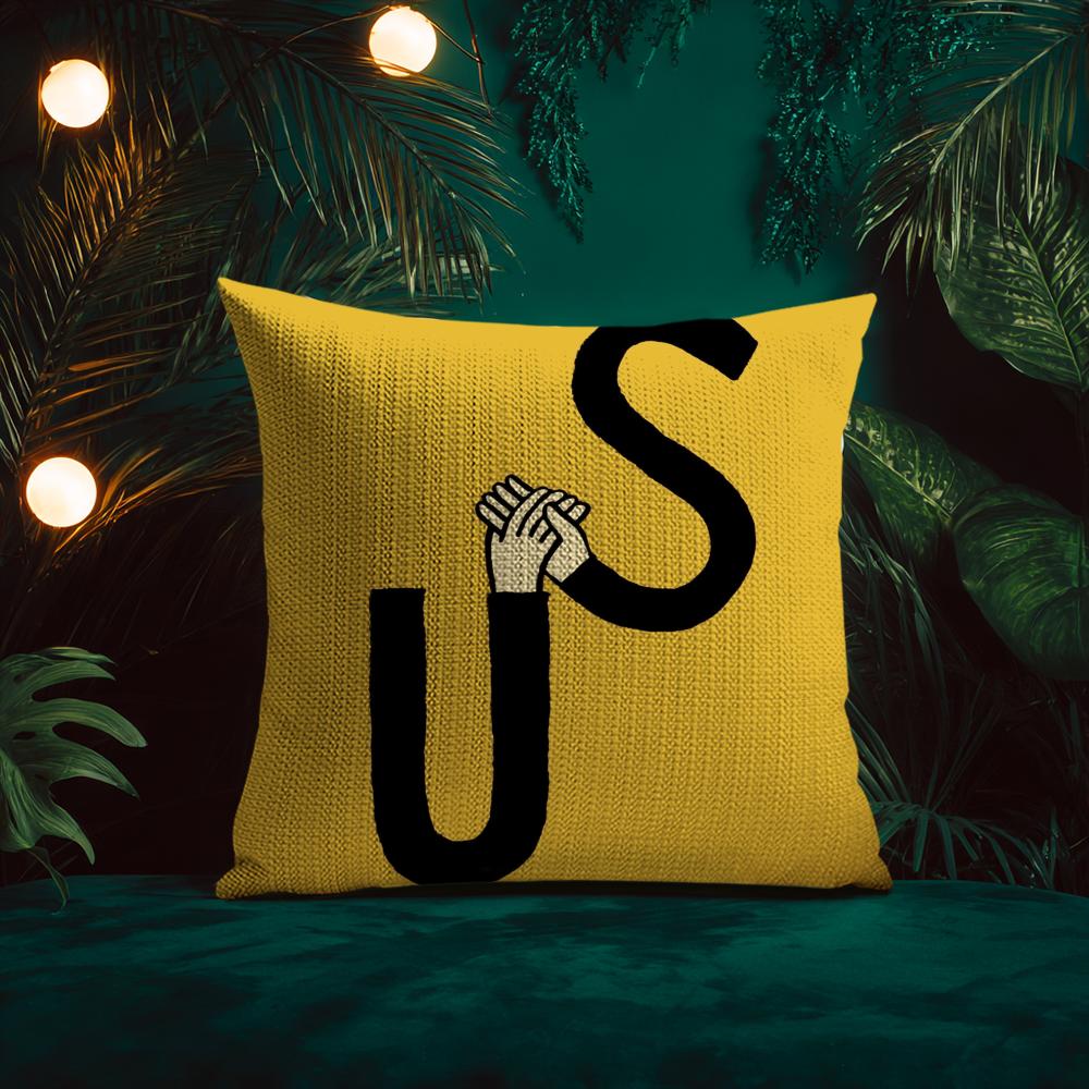 Fantasy Funny Style Interesting Cushion Cover Silky elegant Comfort Sofa Bed Invisible zipper Beach pillowcase
