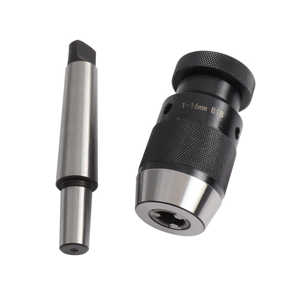 MT3-B18 Taper Arbor Lathe Chuck 1-16mm Capacity Drill Press Chuck  Drilling Machines