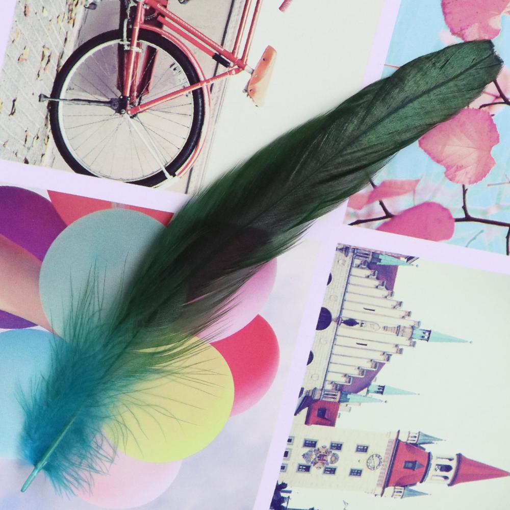 50/100pcs Colored Rooster Chicken Cock Feather Tail 5-7inch for DIY Craft Party Wedding Sewing Costume dress Jewelry Plume Decor