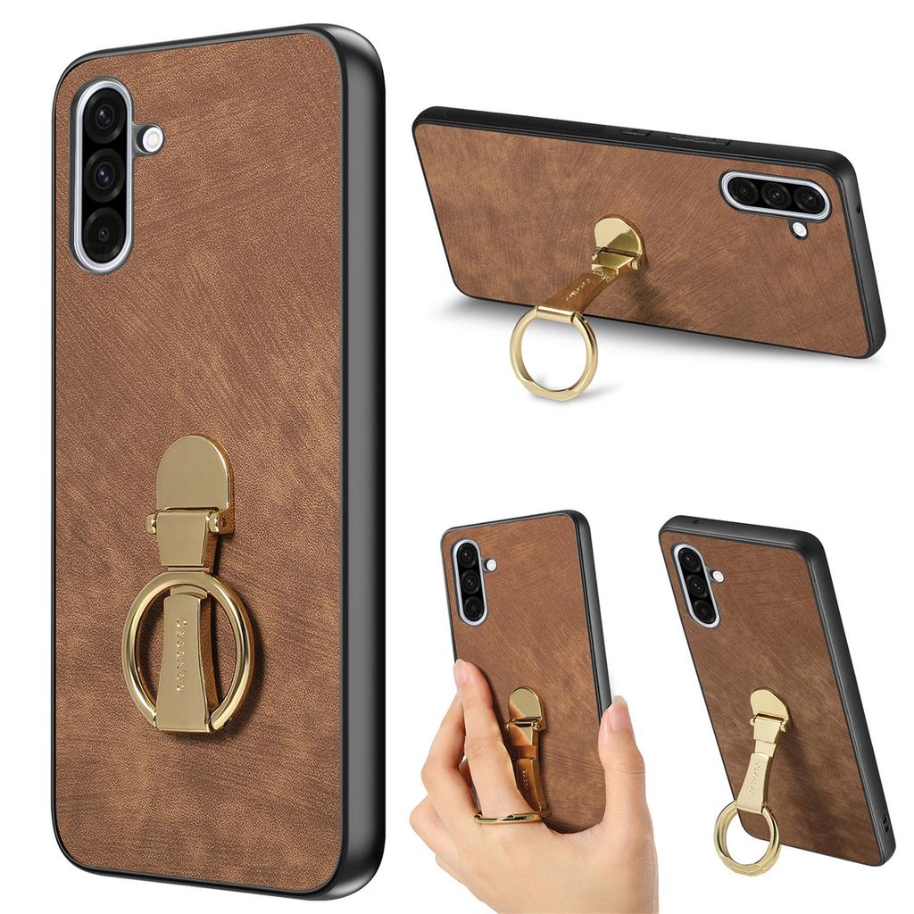 For Samsung Galaxy A36 5G Case CASENEO D22 Folding Kickstand Retro Leather Back Phone Cover